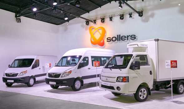 Presentation of new Sollers commercial vehicles held in Moscow