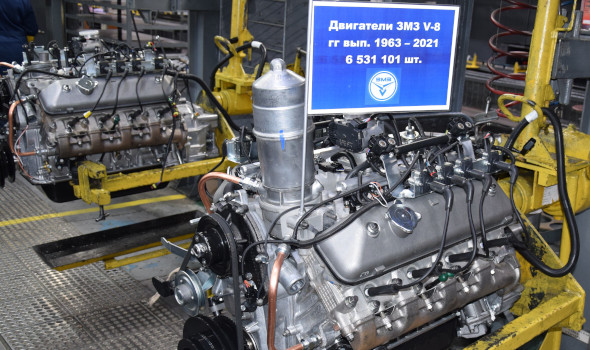 SOLLERS will resume production of V8 (eight-cylinder) engines at Zavolzhsky Motor Plant